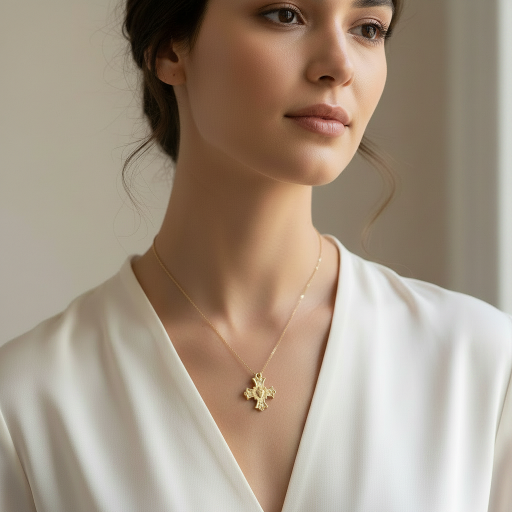 Necklace on Model