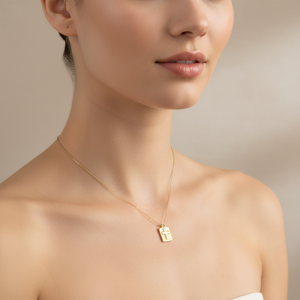 Necklace on Model